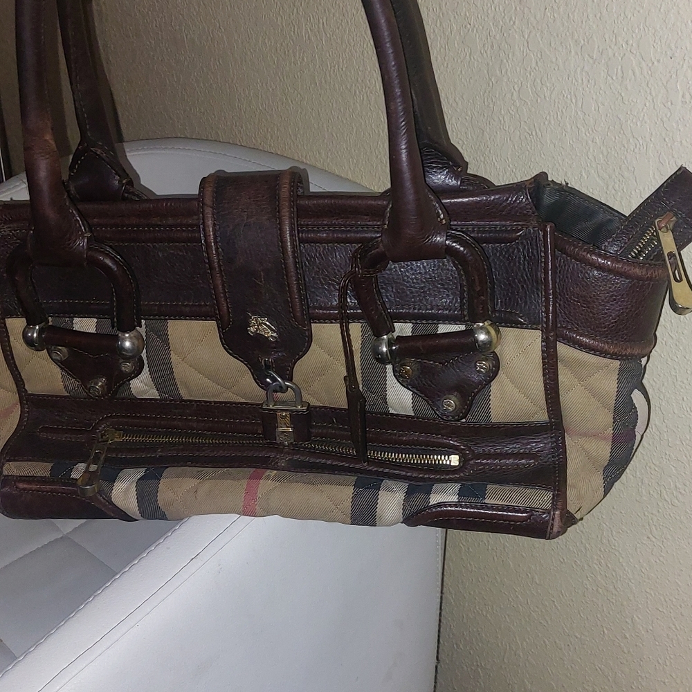 Burberry handbag authentic large Vintage - Picture 8 of 8